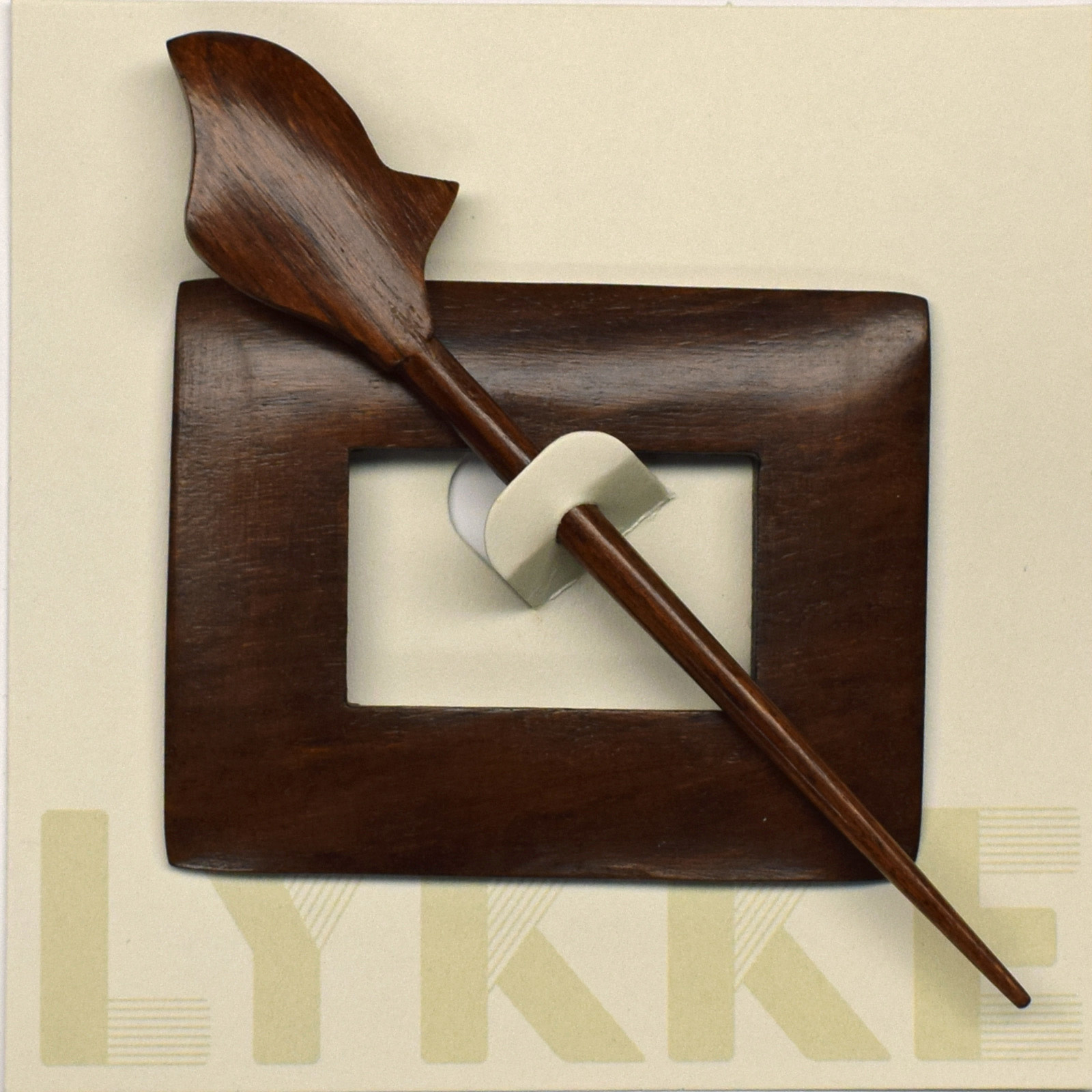 Lykke Rectangle Shawl Pin (Rosewood)